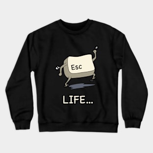 Escape Life (Dark) Crewneck Sweatshirt